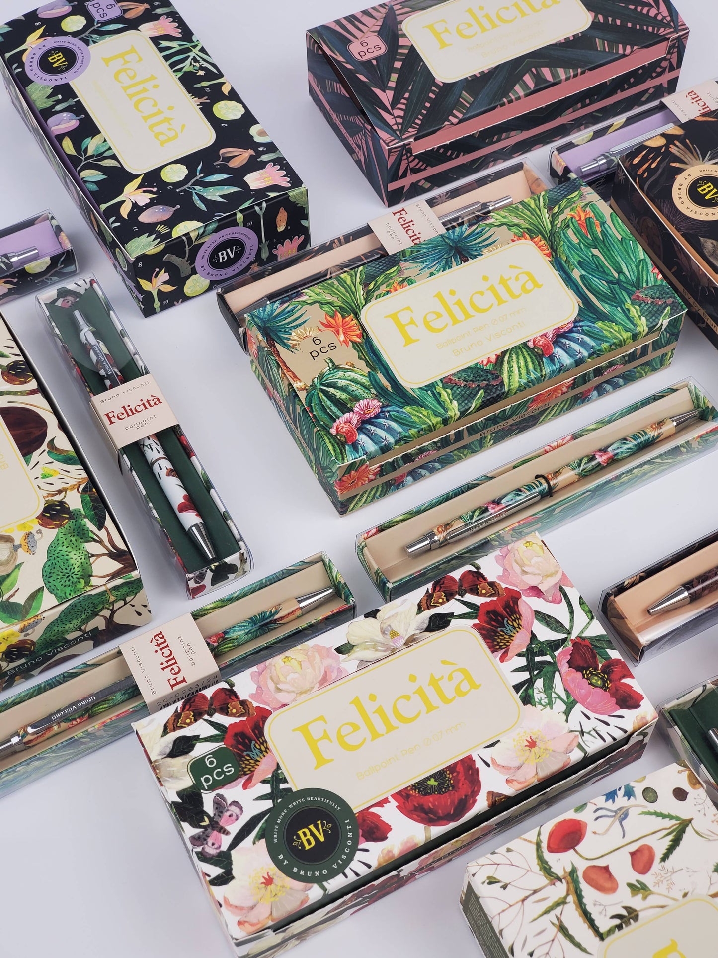 Felicita Green Cactus Ball Point Pen