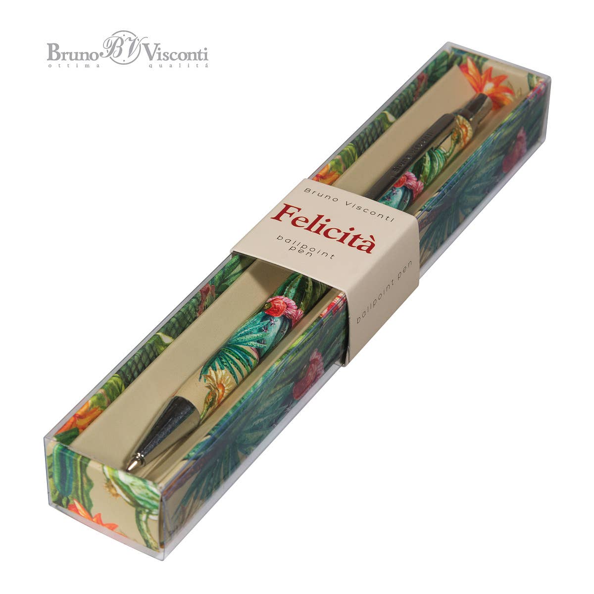 Felicita Green Cactus Ball Point Pen