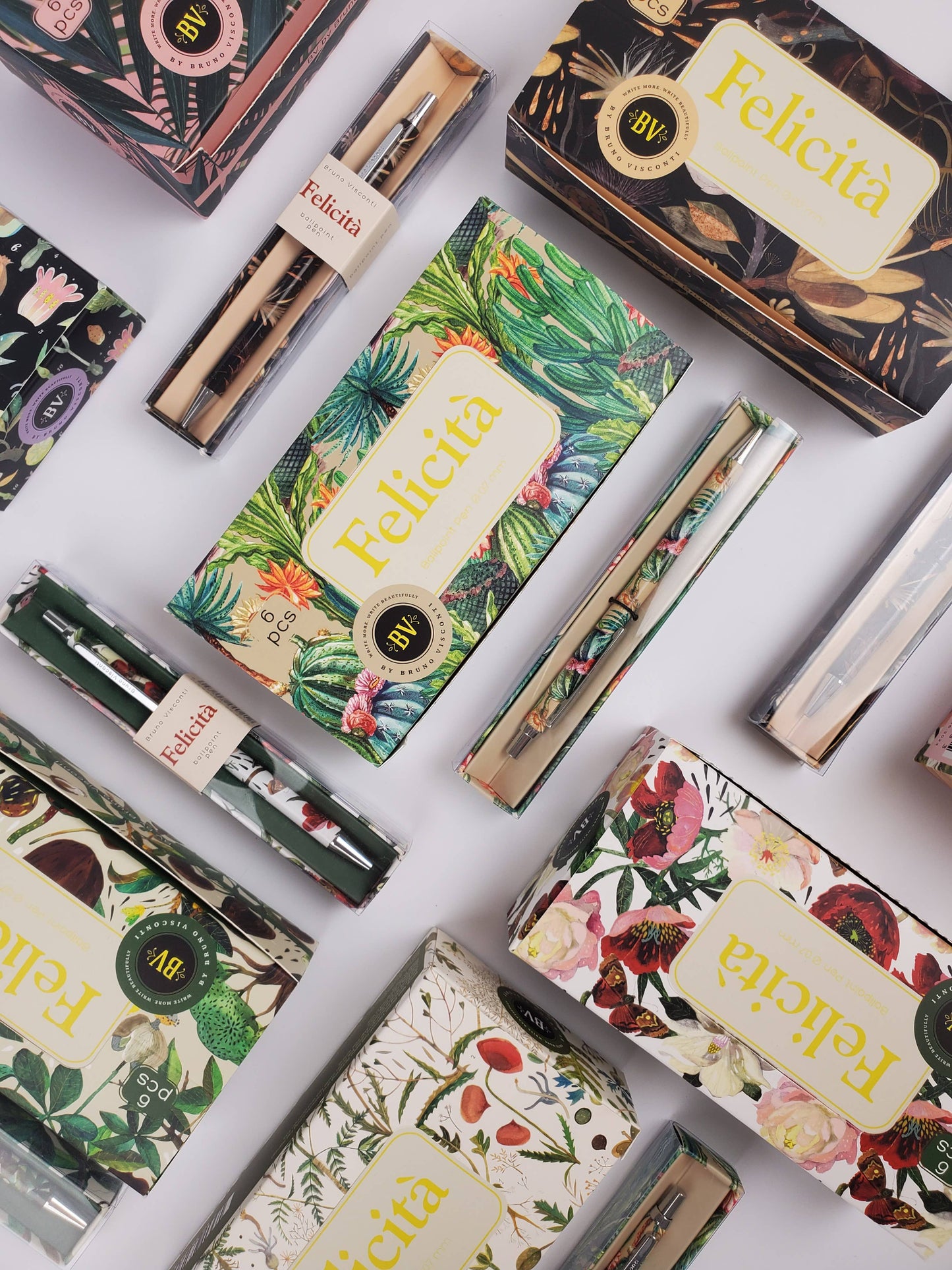 Felicita Green Cactus Ball Point Pen