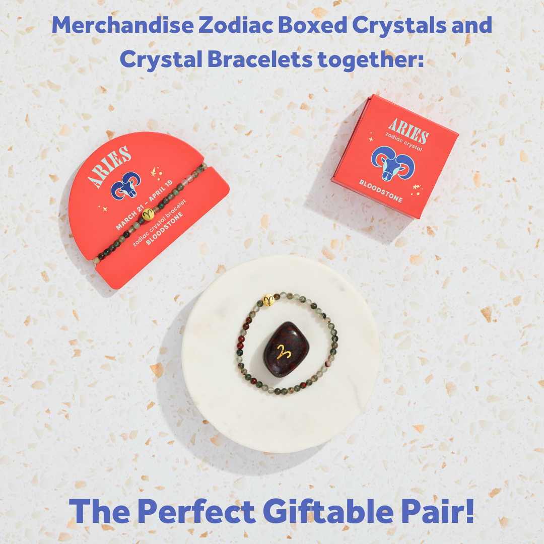 Aries Boxed Zodiac Crystal