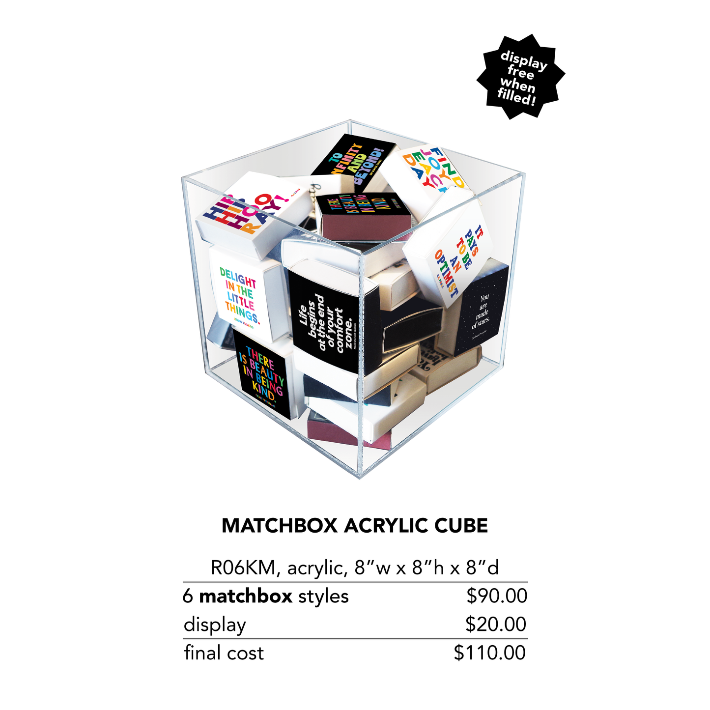 Matchboxes Happy Birthday To You