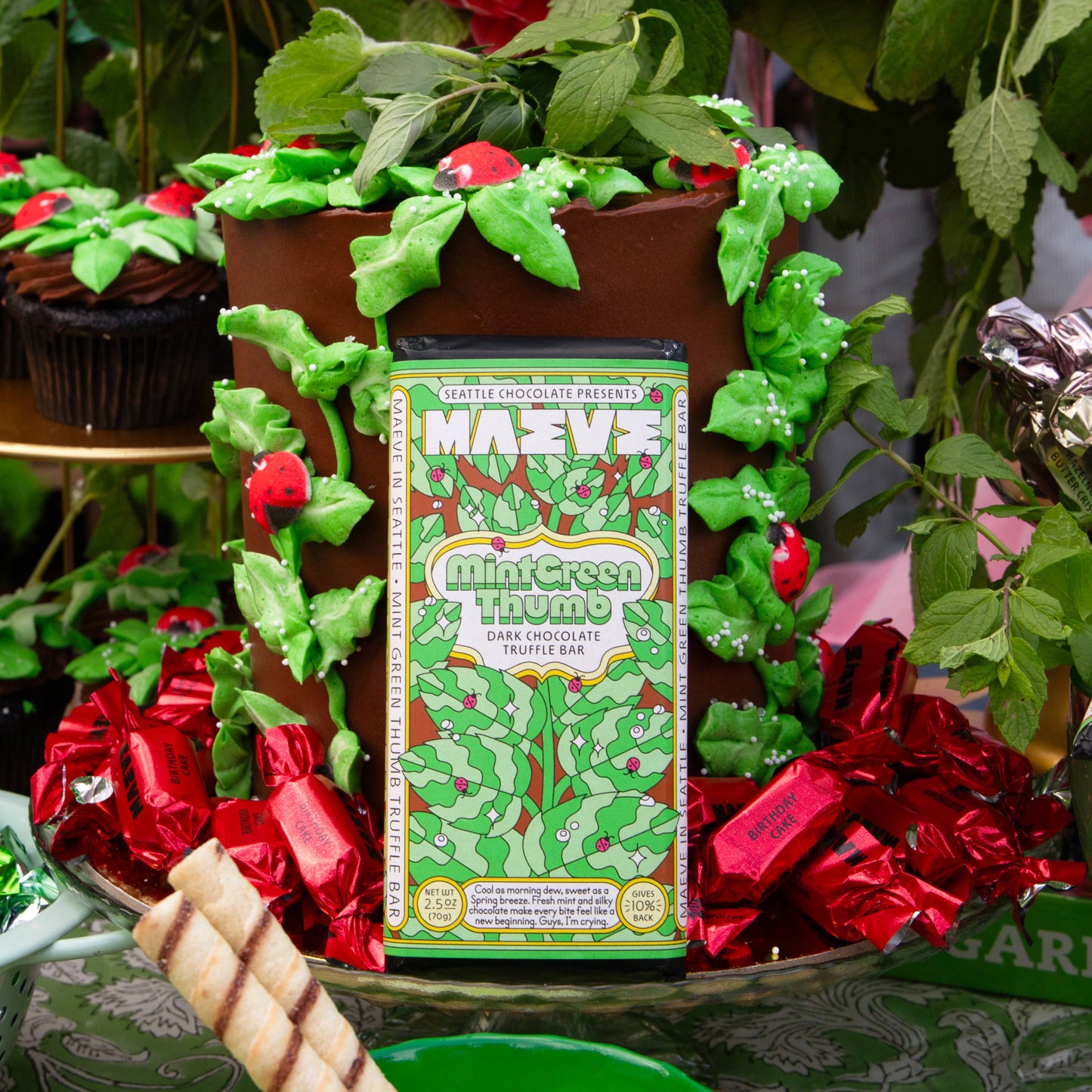 NEW! Spring - Mint Green Thumb Truffle Bar