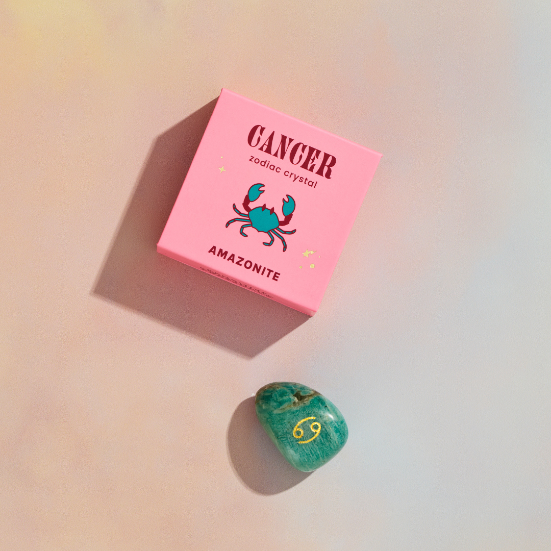 Cancer Boxed Zodiac Crystal