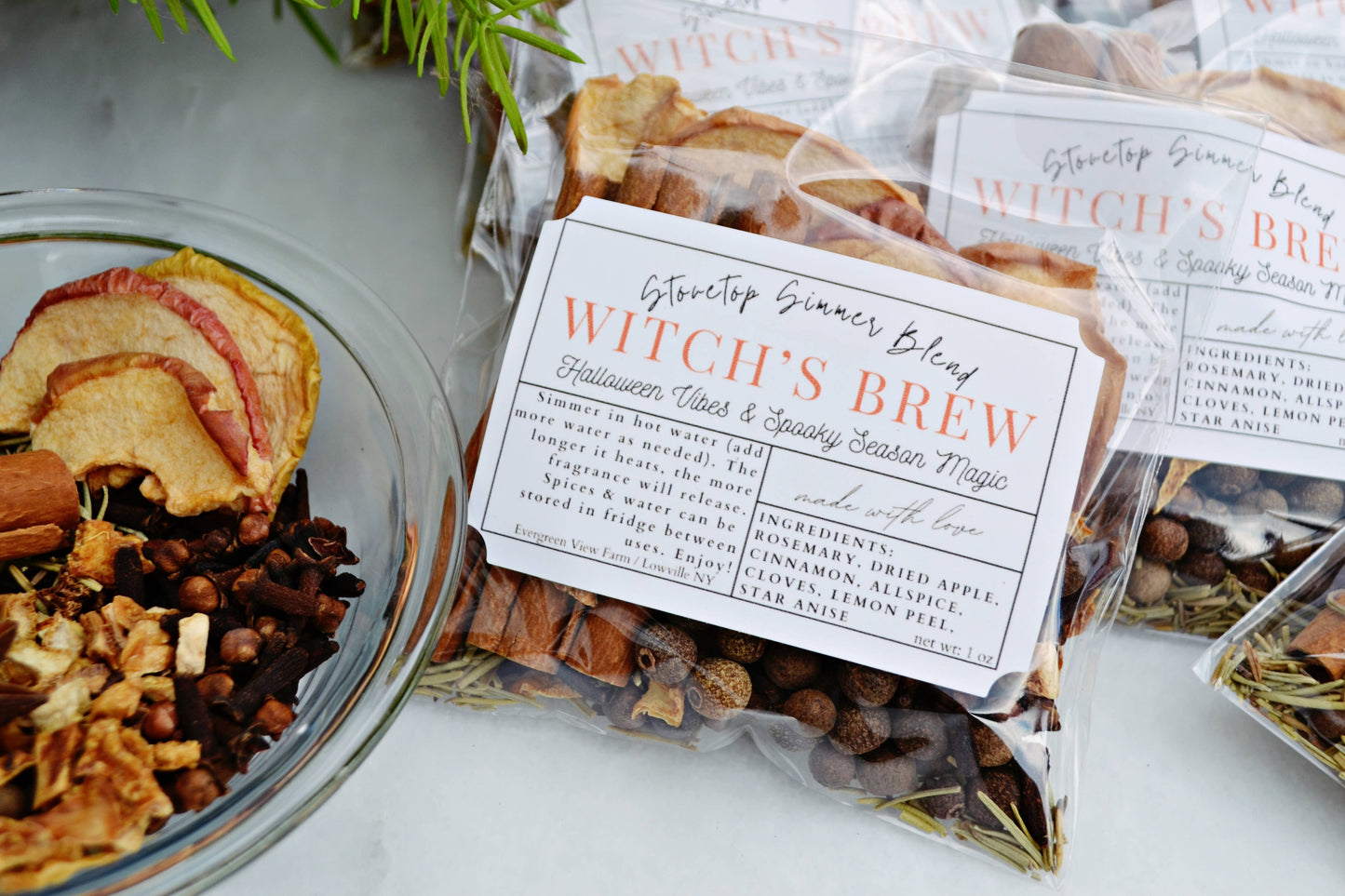 Witch's Brew Autumn Fall Halloween Simmer Stovetop Spices