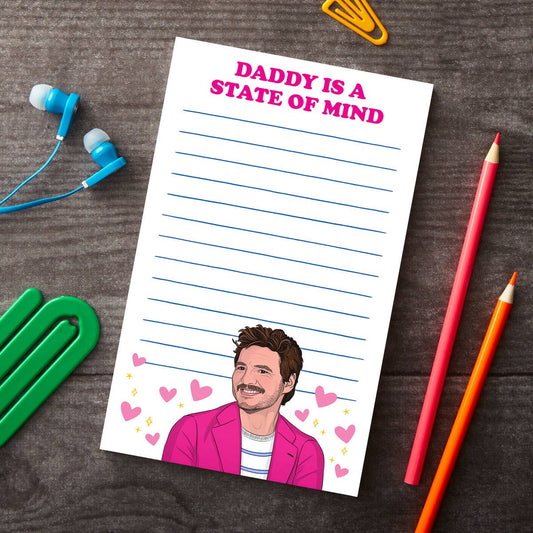 Notepad: Pedro Daddy is a State of Mind Stationery