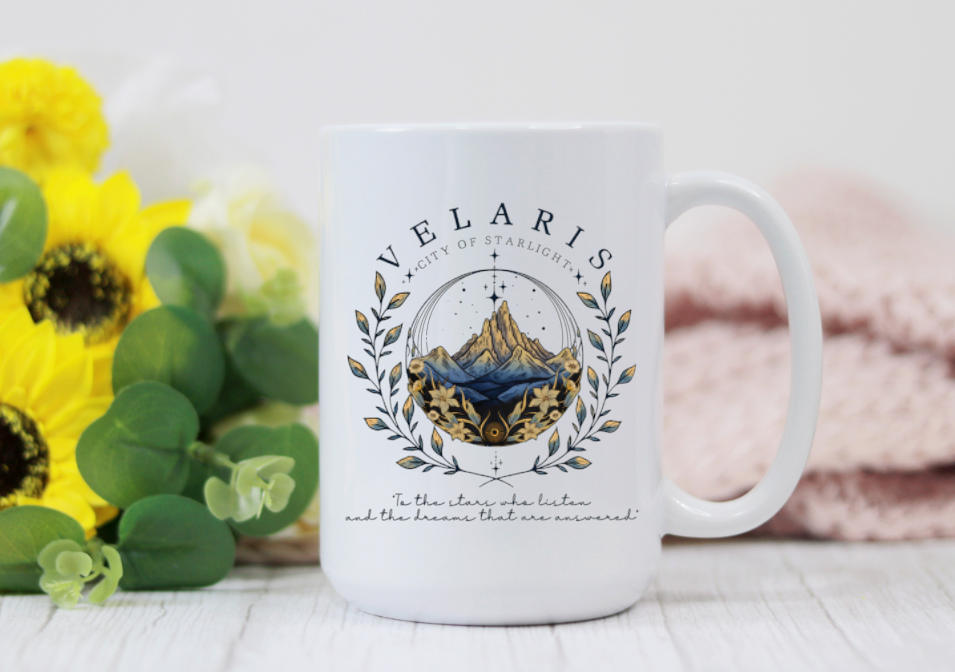 ACOTAR Velaris City Of Starlight 15oz Coffee Mug