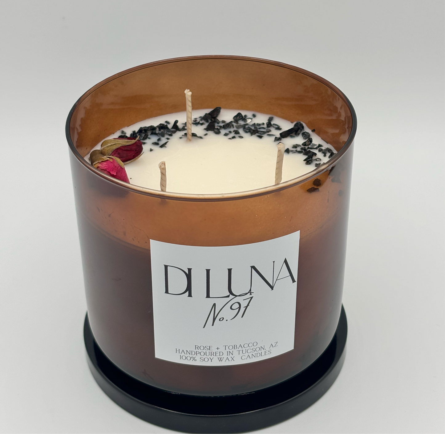 Noir #97 rose + Oud Candle