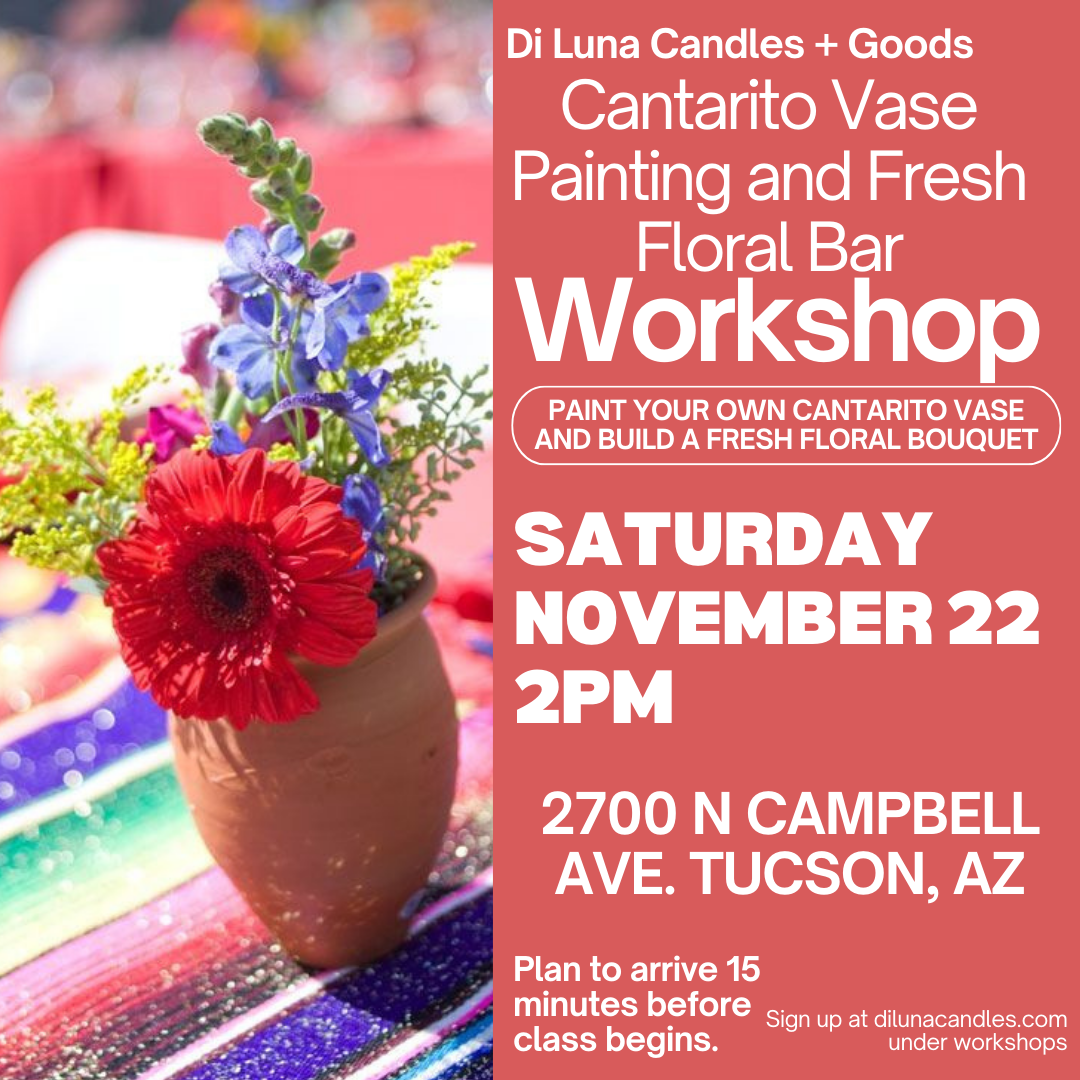 11/22 Contarito Vase Painting and Fresh Floral Bar Workshop
