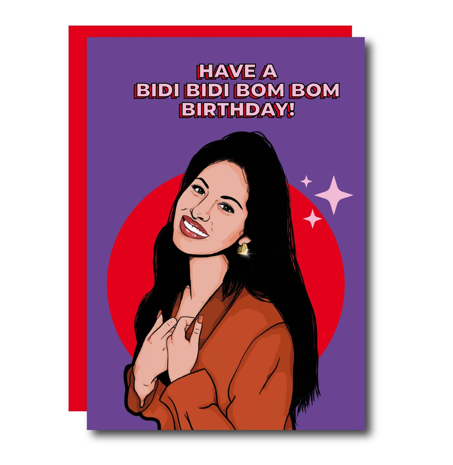 Selena Bidi Bidi Bom Bom Birthday Card