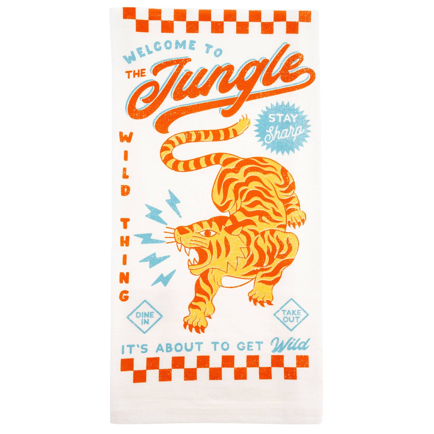 Diner Tea Towels: Cat
