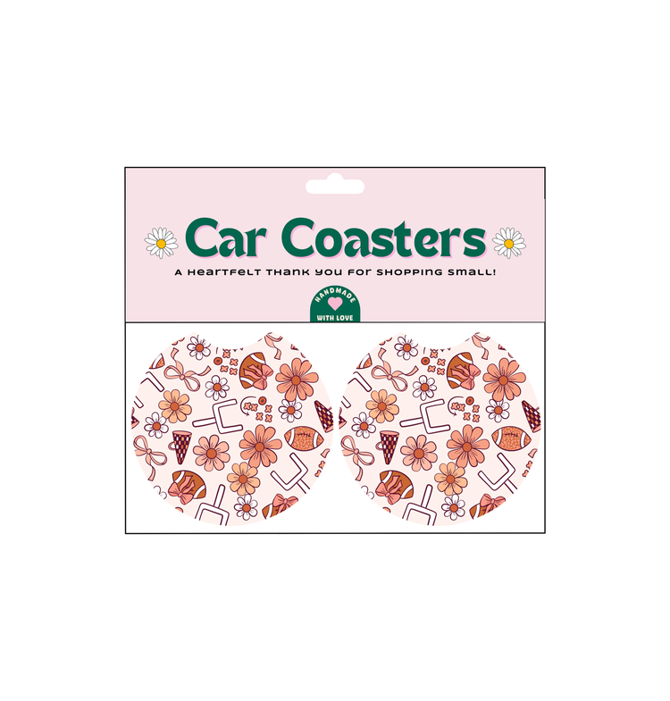 Football Fall Car Coasters