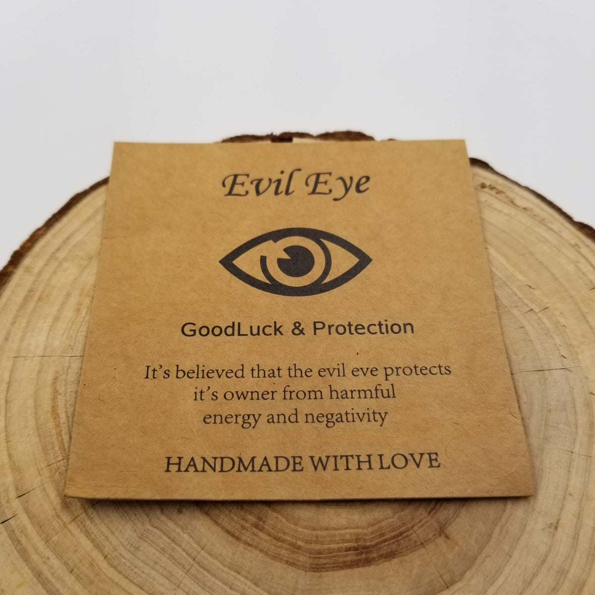 Natural Stone Evil Eye Chakra Bracelet