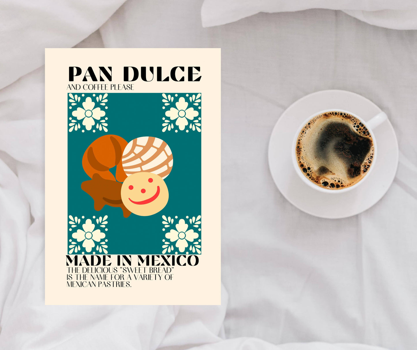 8.5x11'' & 5x7" Pan dulce Print