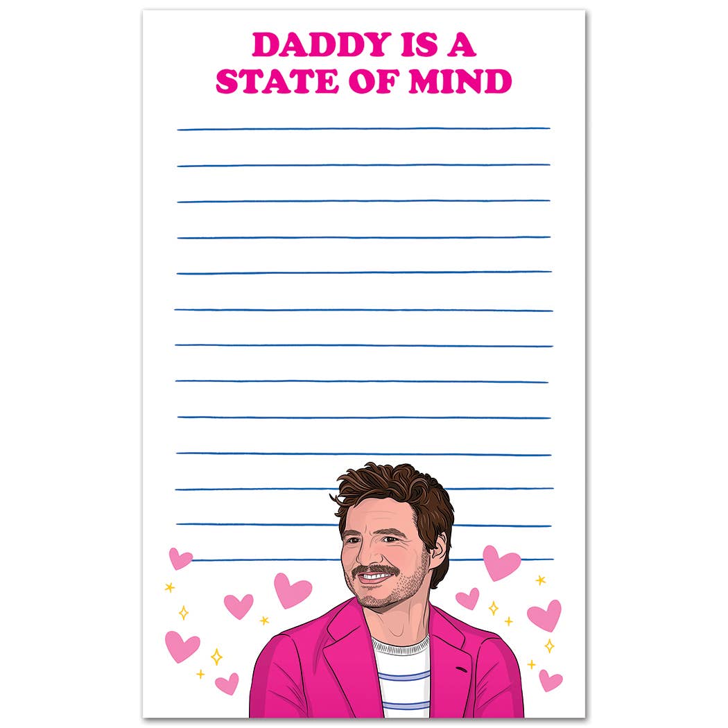 Notepad: Pedro Daddy is a State of Mind Stationery