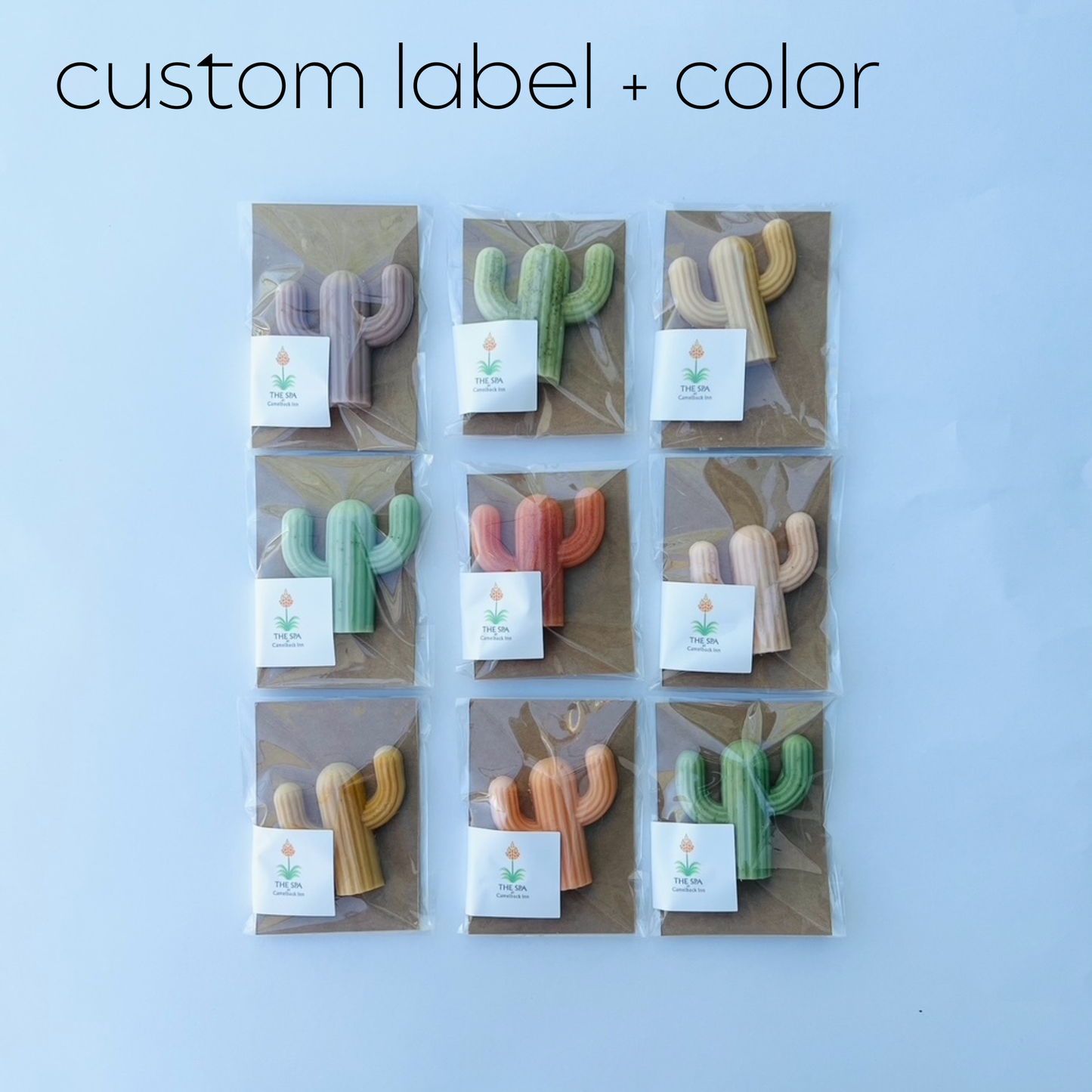 Mini Cactus Soap- GREEN