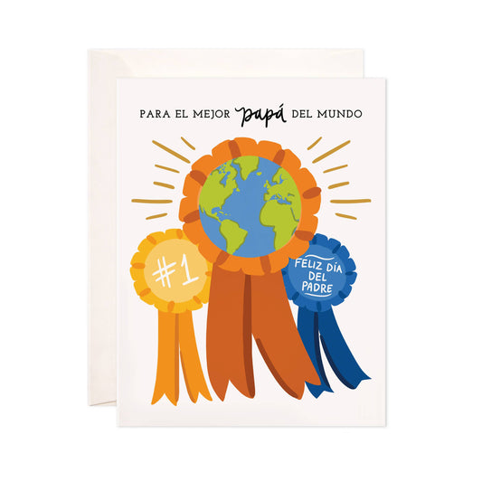 Mejor Papá Greeting Card - Spanish Father's Day Card
