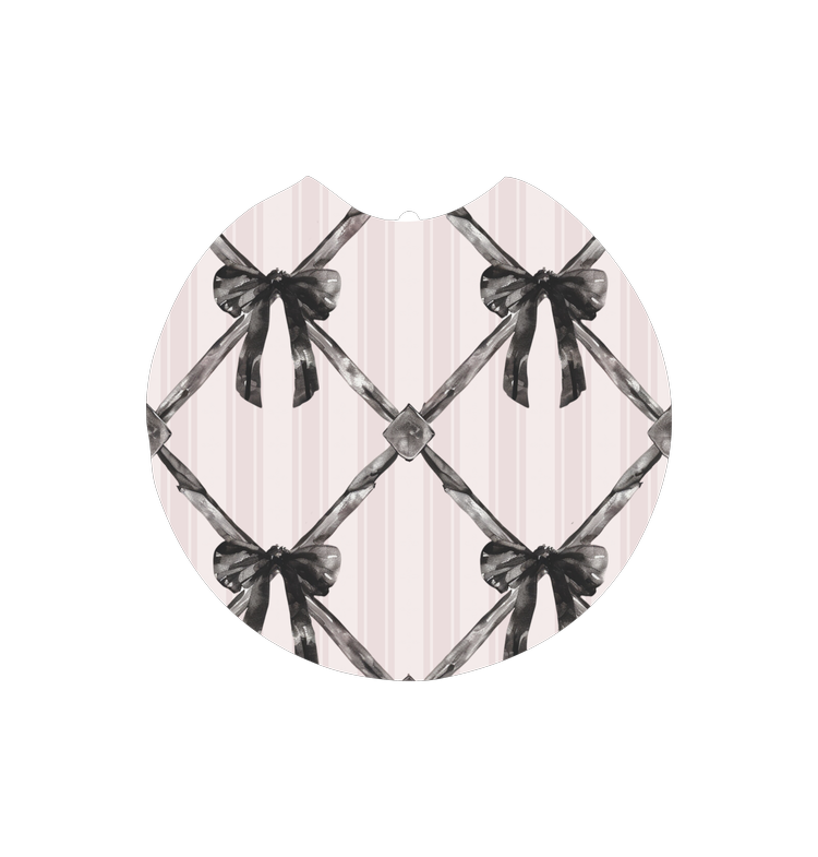 Goth Bows Car Coasters