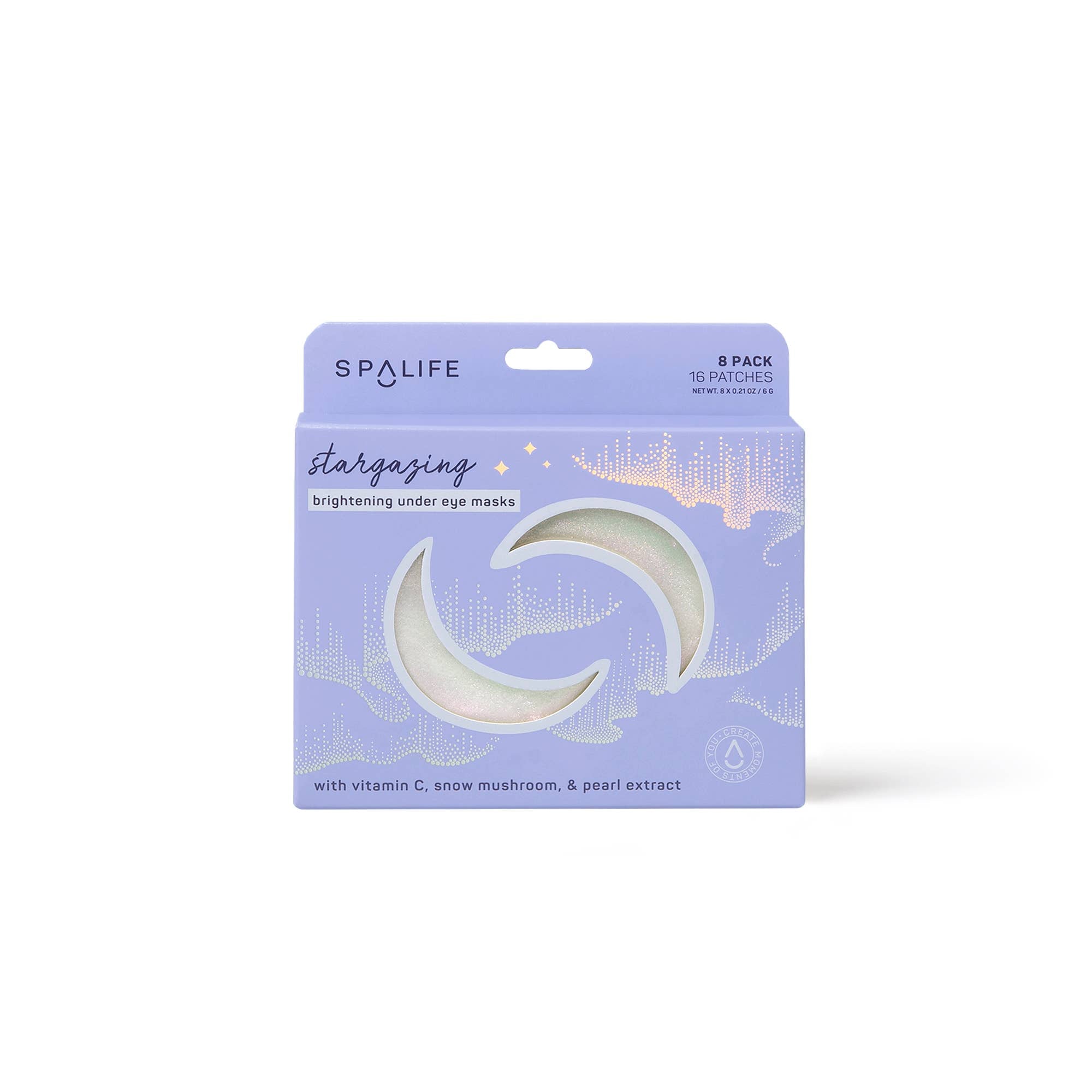 Stargazing Brightening Undereye Masks - 8 PAIRS – Di Luna Candles LLC