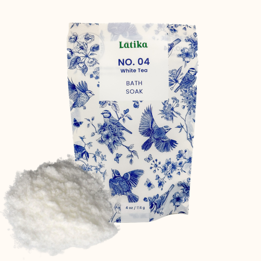 ❄️ Seasonal 💙 White Tea – Vegan Milk Bath Soak 🫖