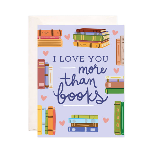 More Thank Books Greeting Card - Love & Friendship Card