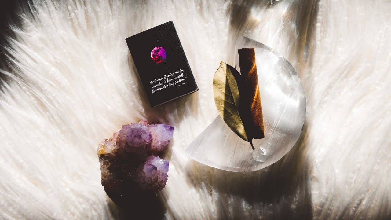 Crescent Moon Selenite Crystal Bowl