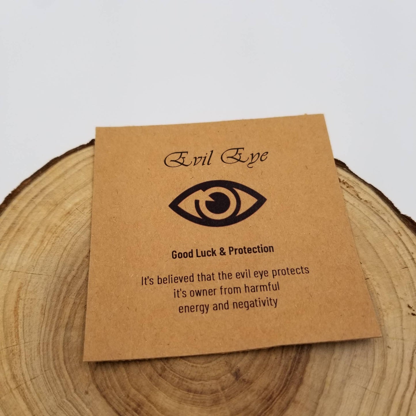 Evil Eye Chakra Bracelet: Black-8mm