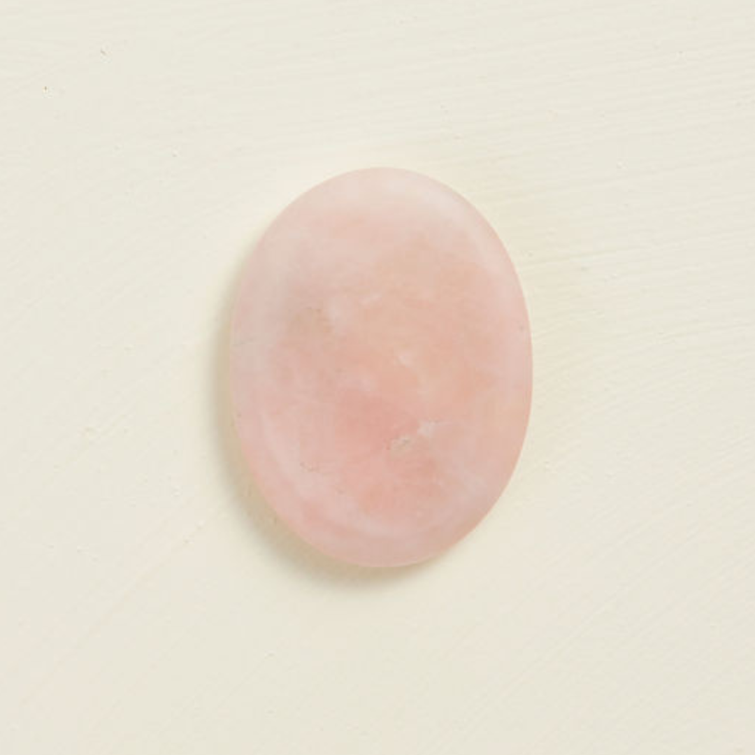 Rose Quartz Soothing Stone - Plastic Free Packaging!