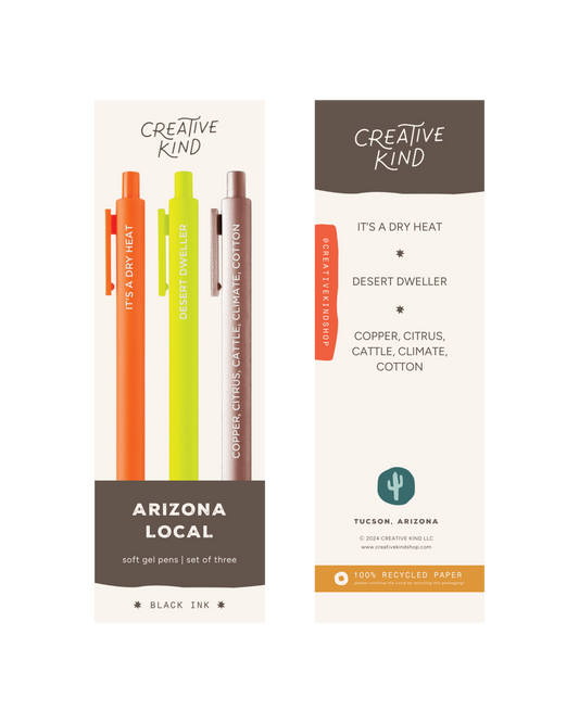Arizona Local Gel Pen Trio