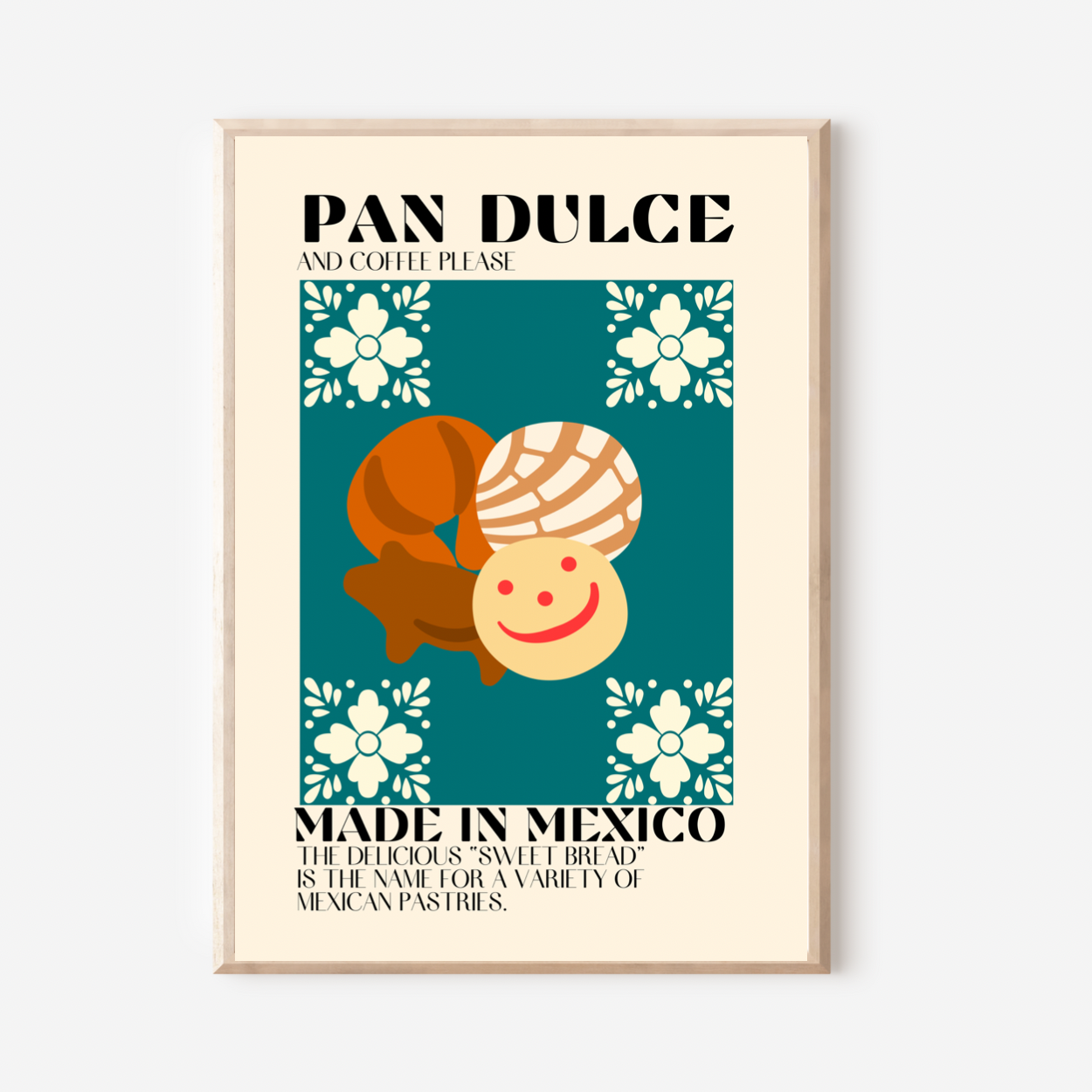 8.5x11'' & 5x7" Pan dulce Print