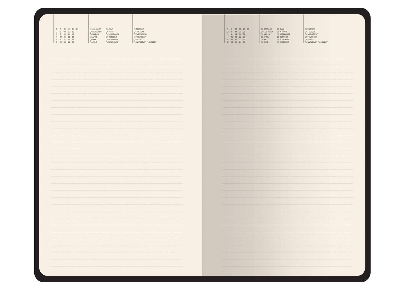 A5 Vegan Leather Daily Planner - Forest Flora