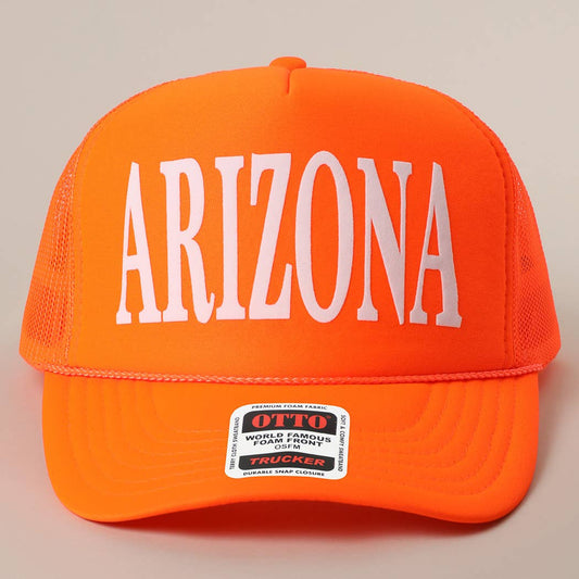 Trucker Hat: NEON ORANGE
