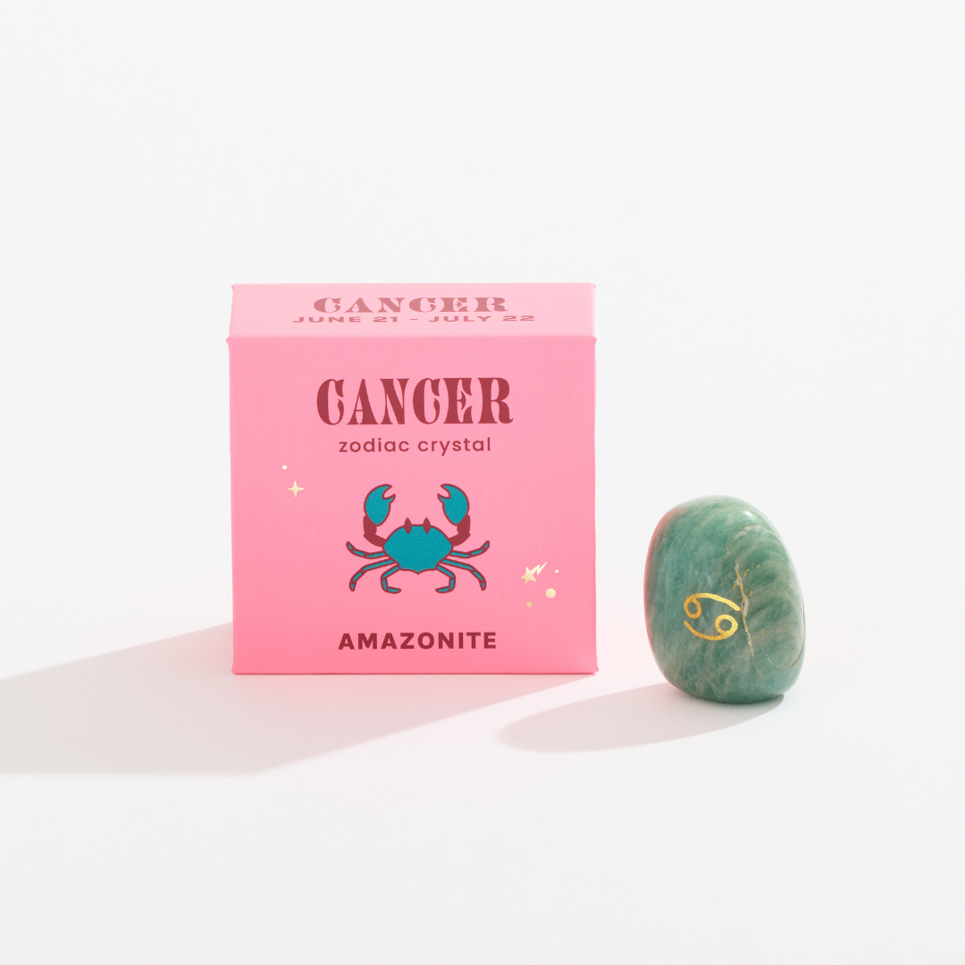 Cancer Boxed Zodiac Crystal