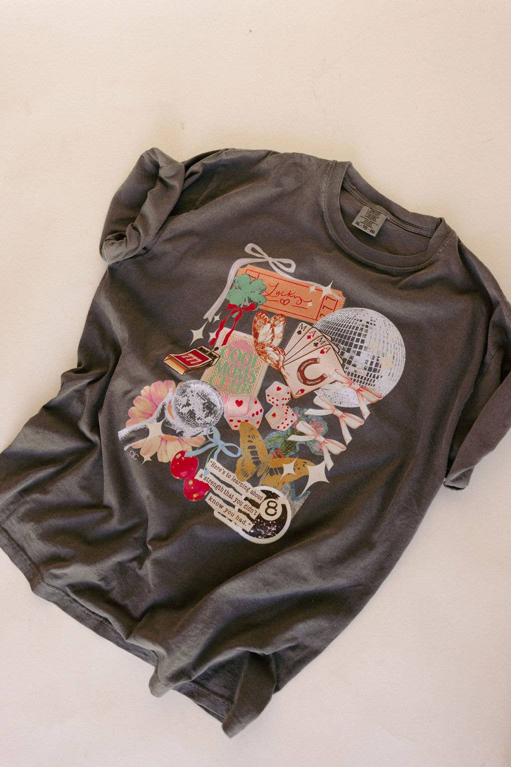Lucky Mama Graphic Tee: XL