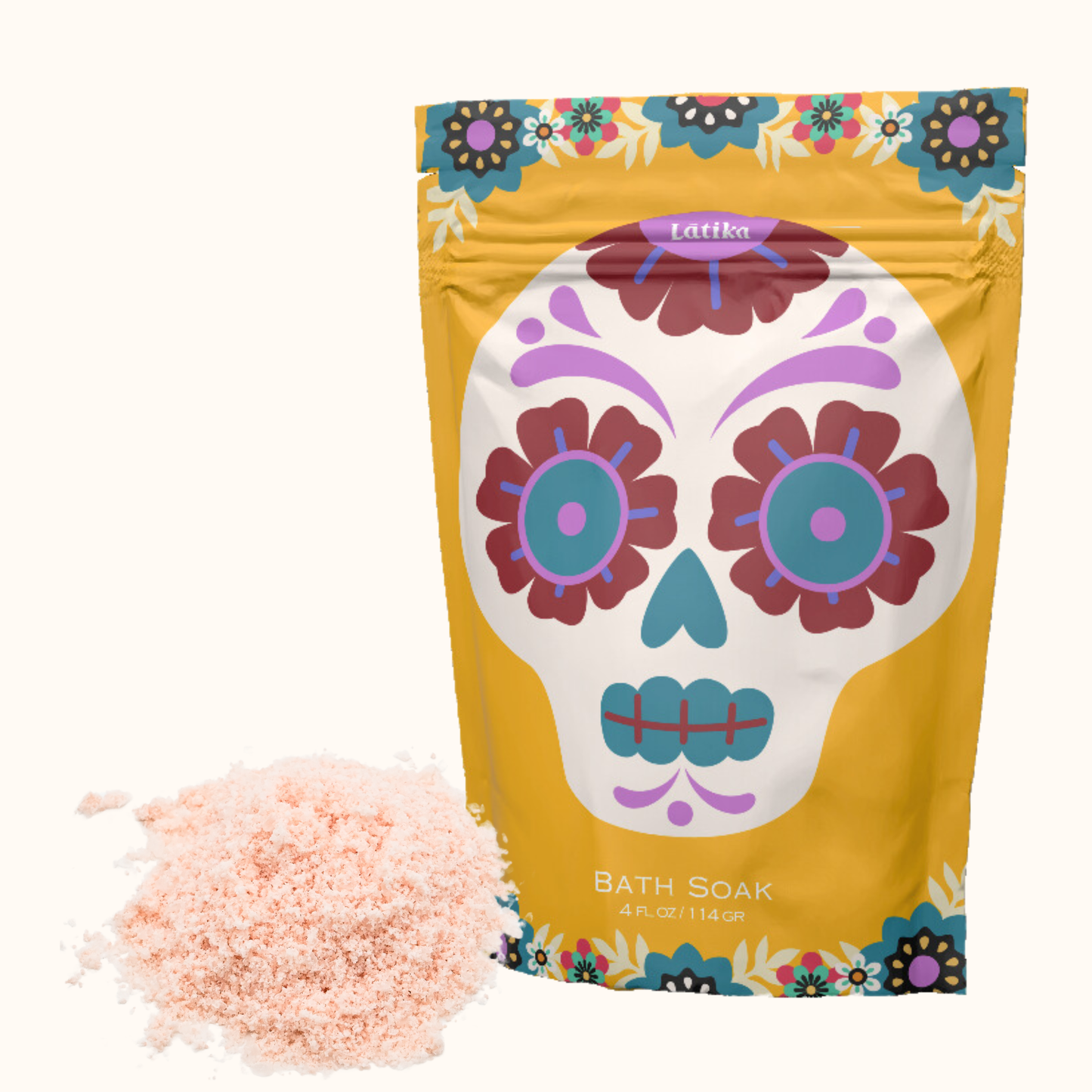 Day of the Dead Bath Soak| Día de los Muertos - Yellow skull