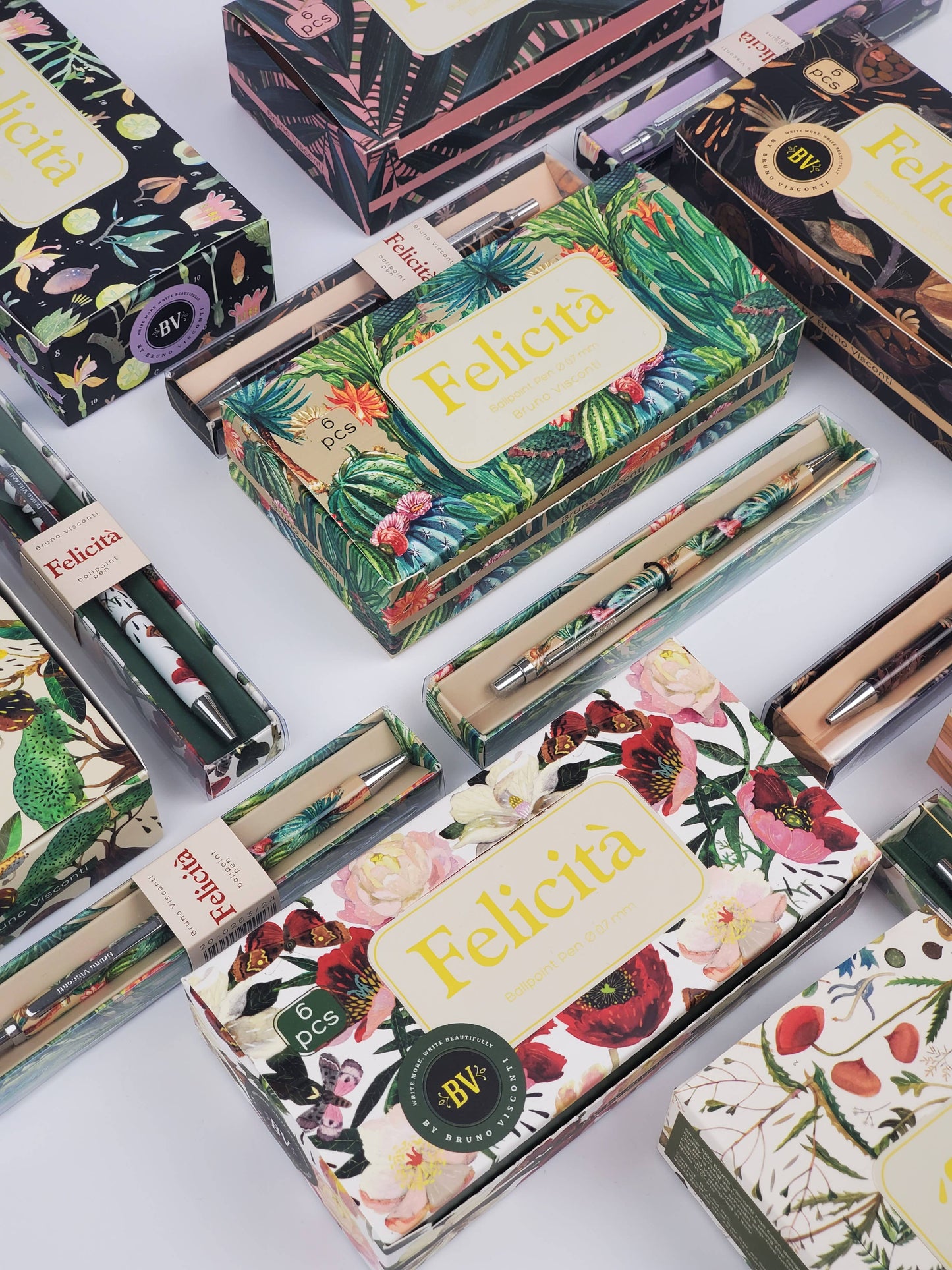 Felicita Green Cactus Ball Point Pen