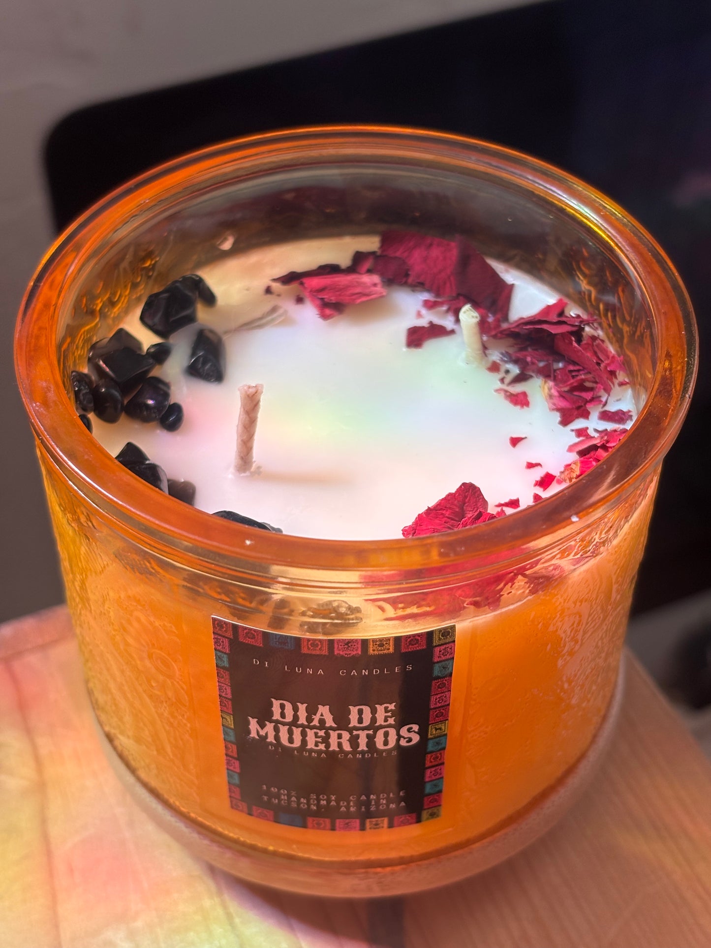 Dia De Los Muertos Candle