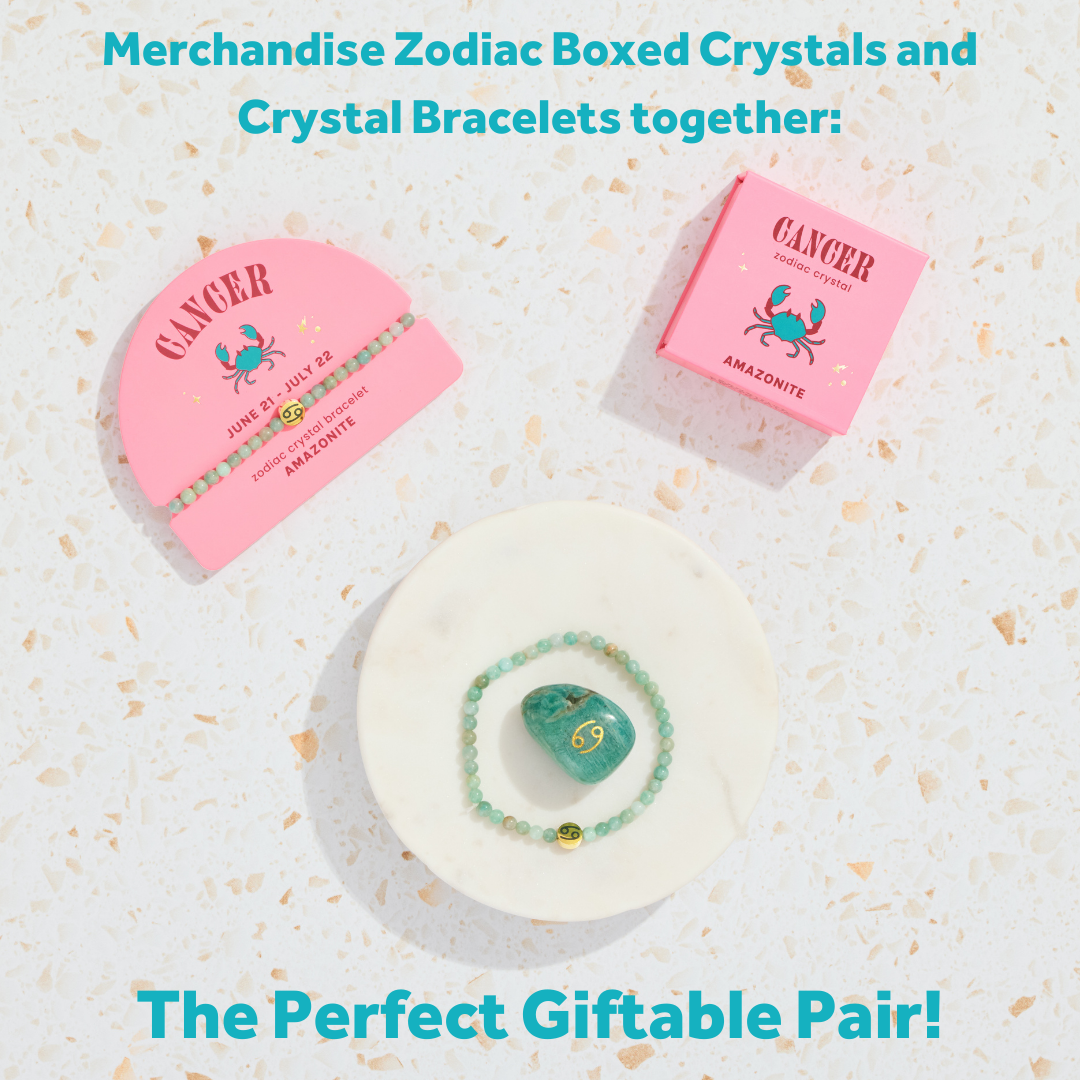 Cancer Boxed Zodiac Crystal