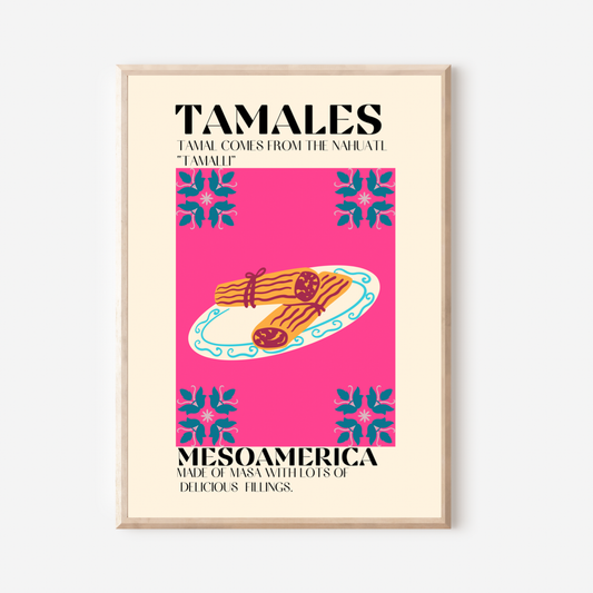 8.5x11'' & 5x7" Tamales print