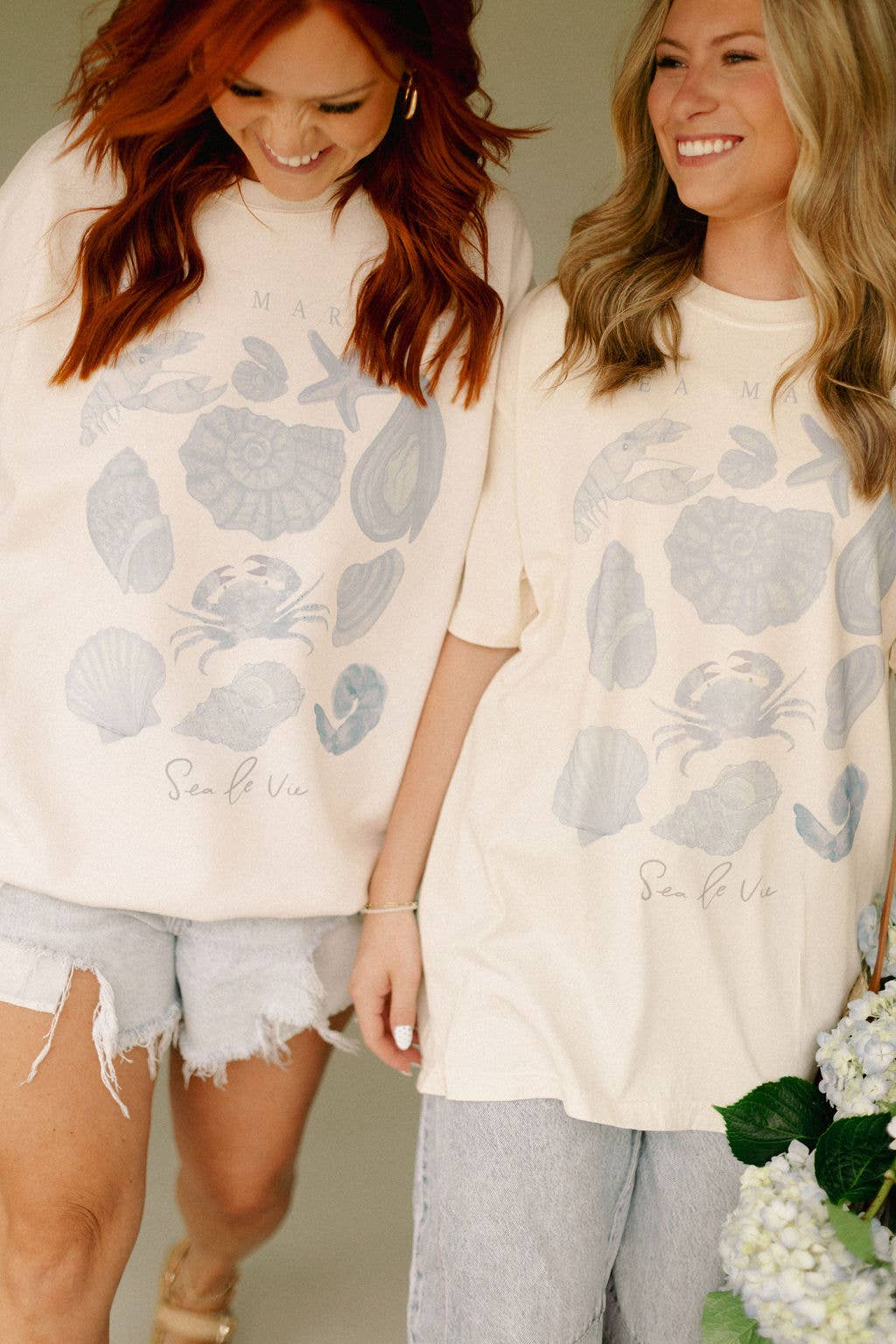 Sea Le Vie, Sea Market Graphic Sweatshirt : M