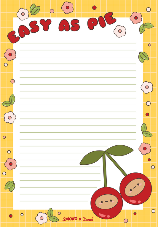 Smoko Cherry Notepad