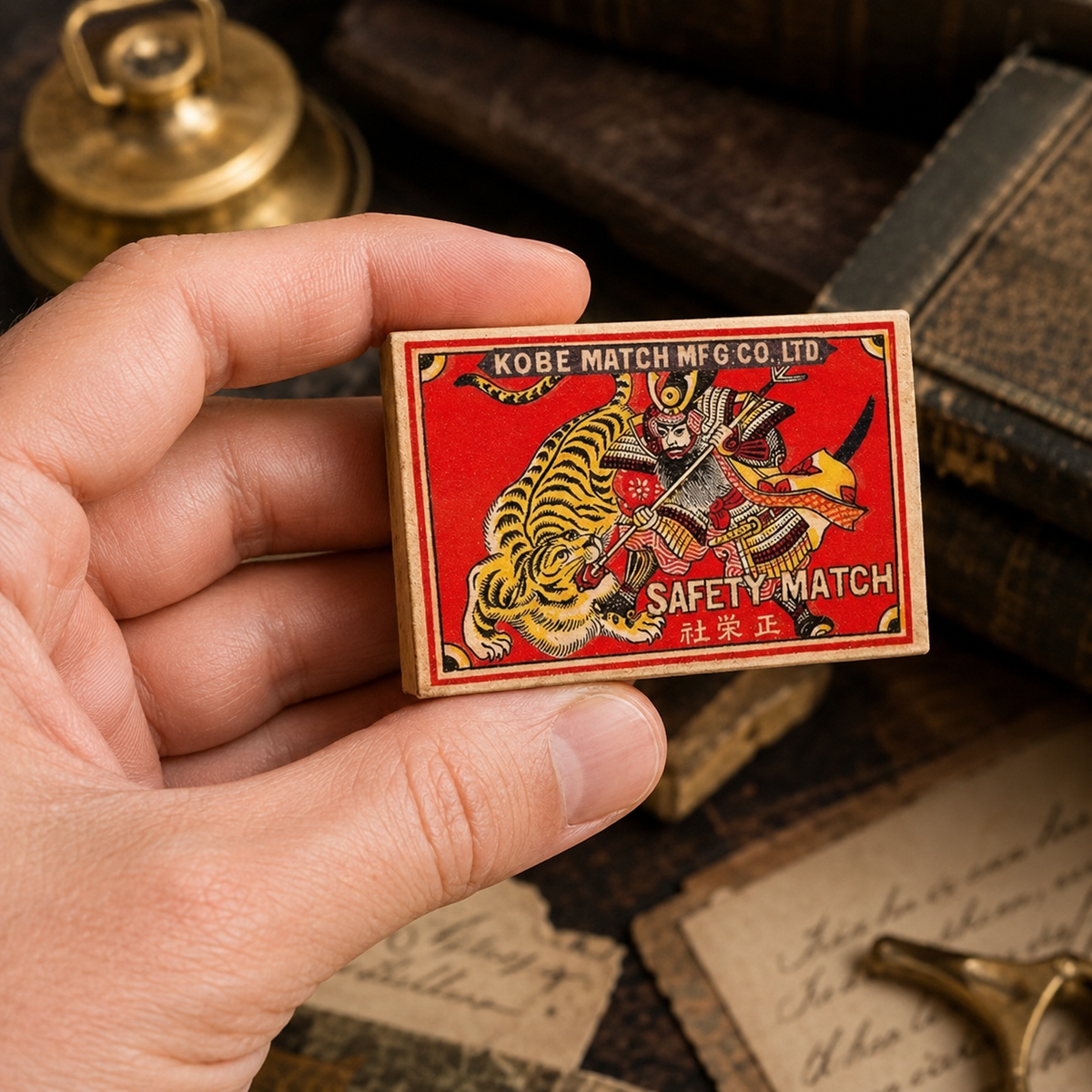 ANN416 - Vintage Tigers Mini Matchboxes