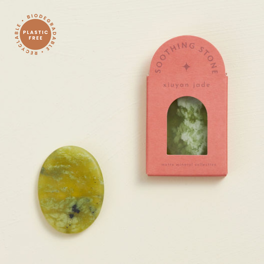 Xiuyan Jade Soothing Stone - Plastic Free Packaging!