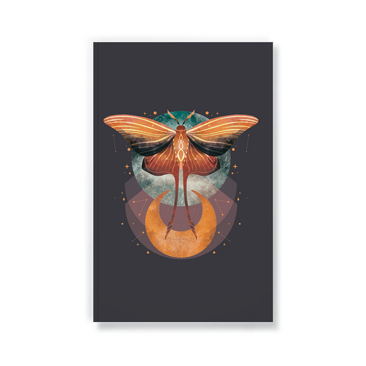 Cosmic Moth Layflat Journal Notebook