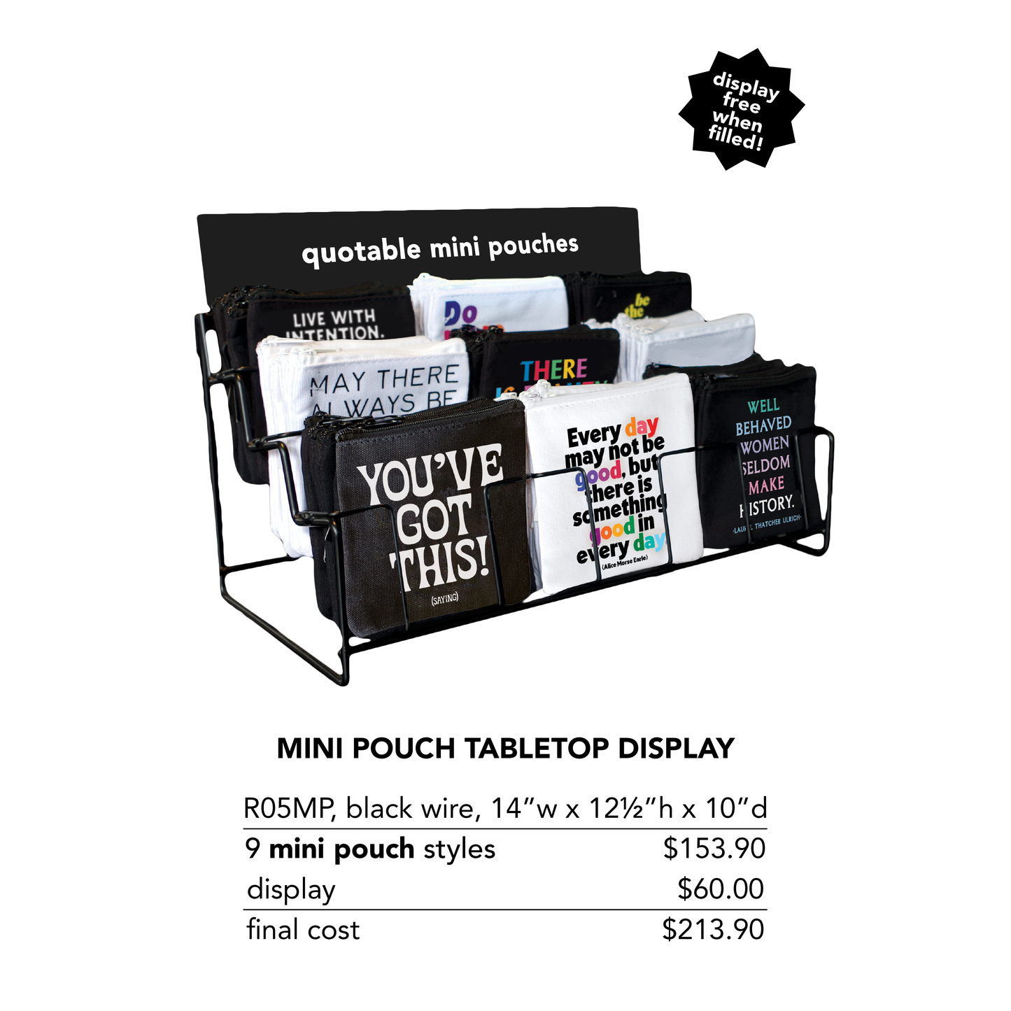 Mini Pouches Well Behaved Women