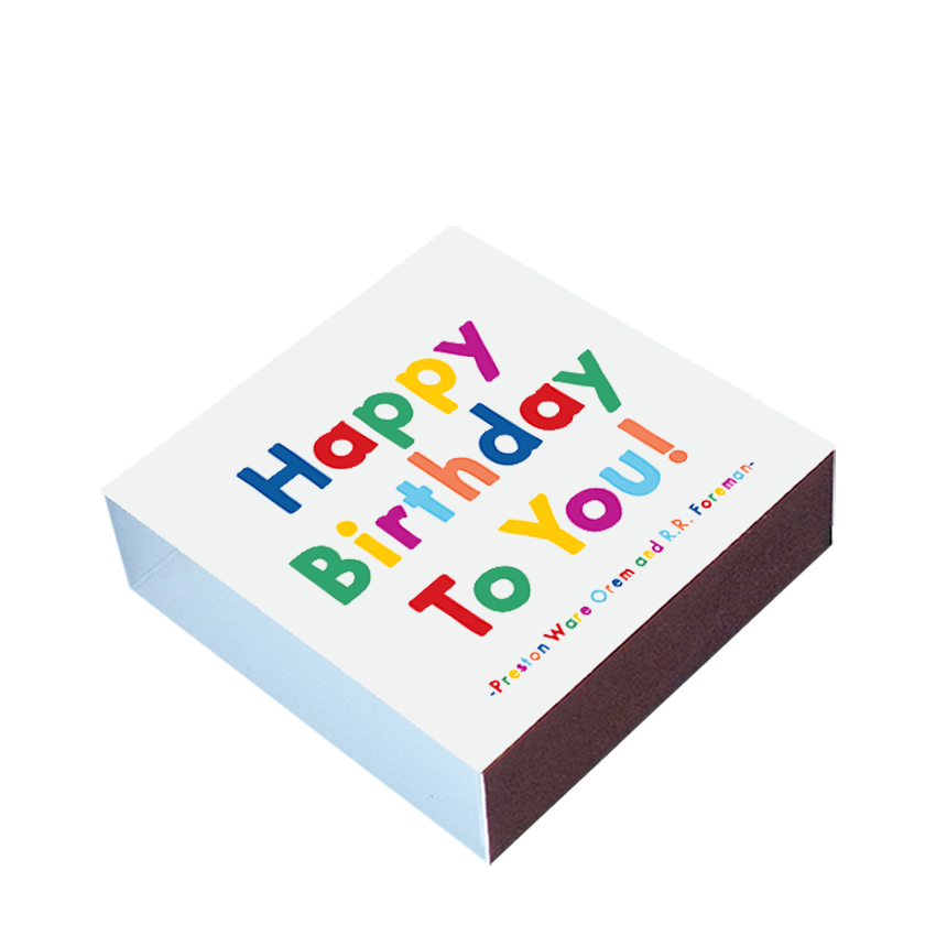 Matchboxes Happy Birthday To You
