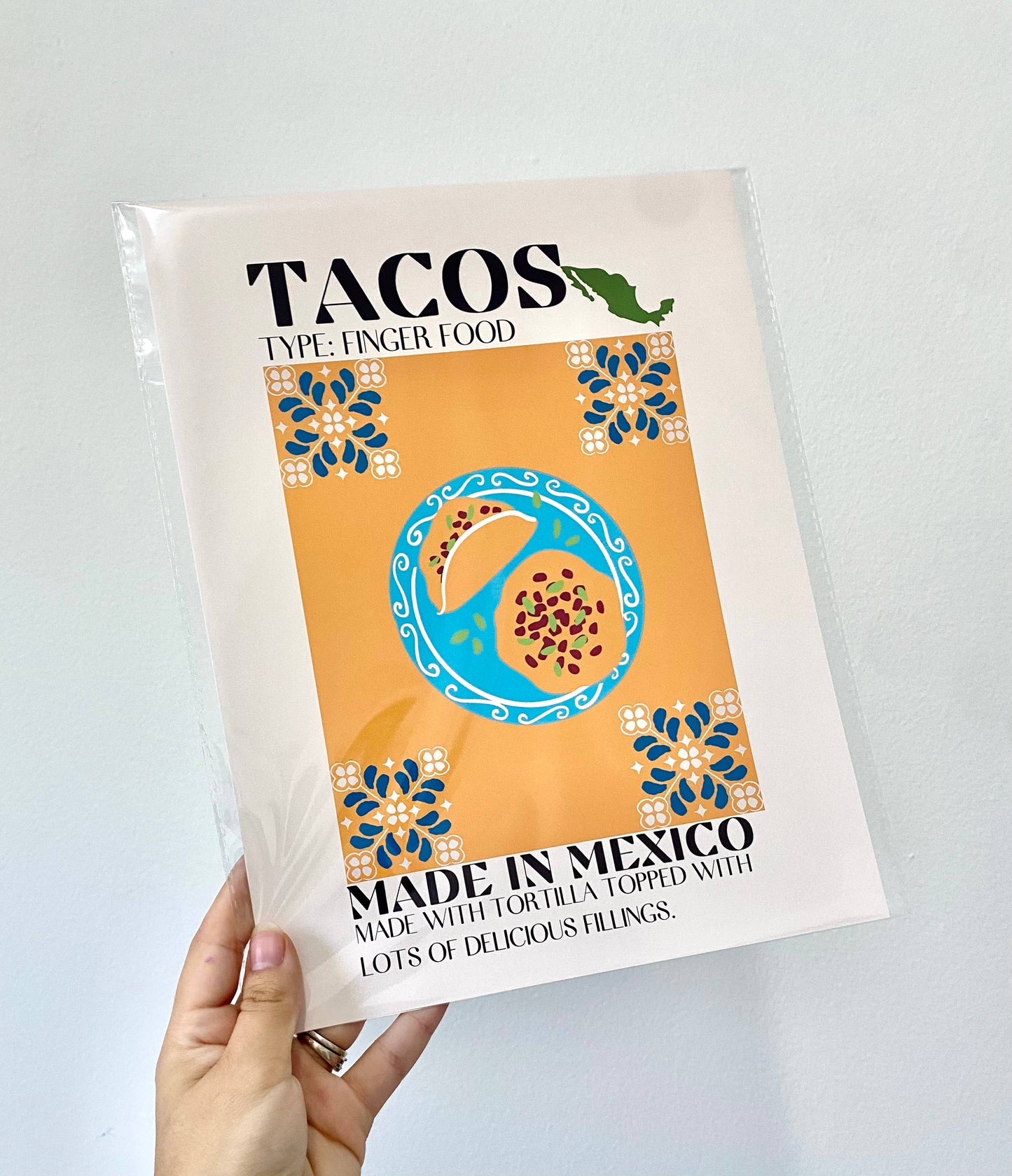 8.5x11'' & 5x7" Tacos Print