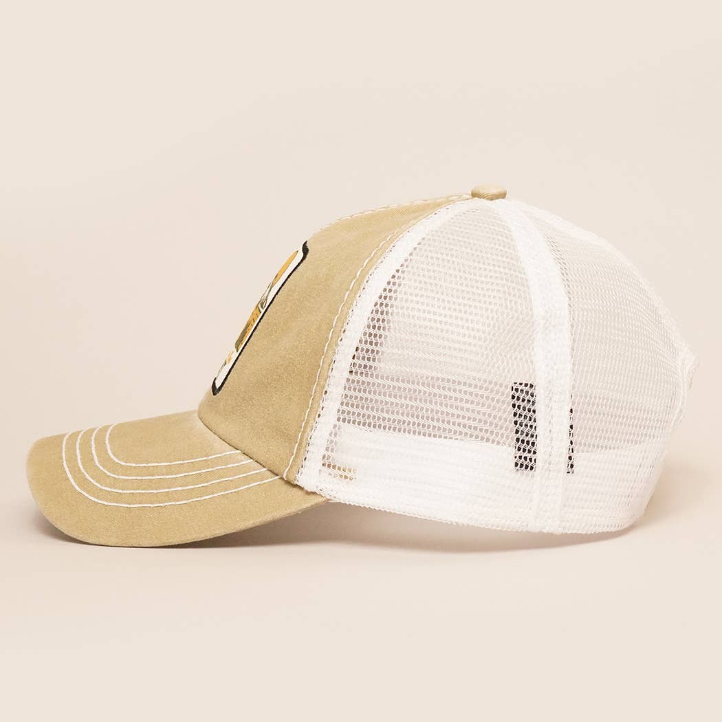 Meet Me In The Desert Cap: KHAKI
