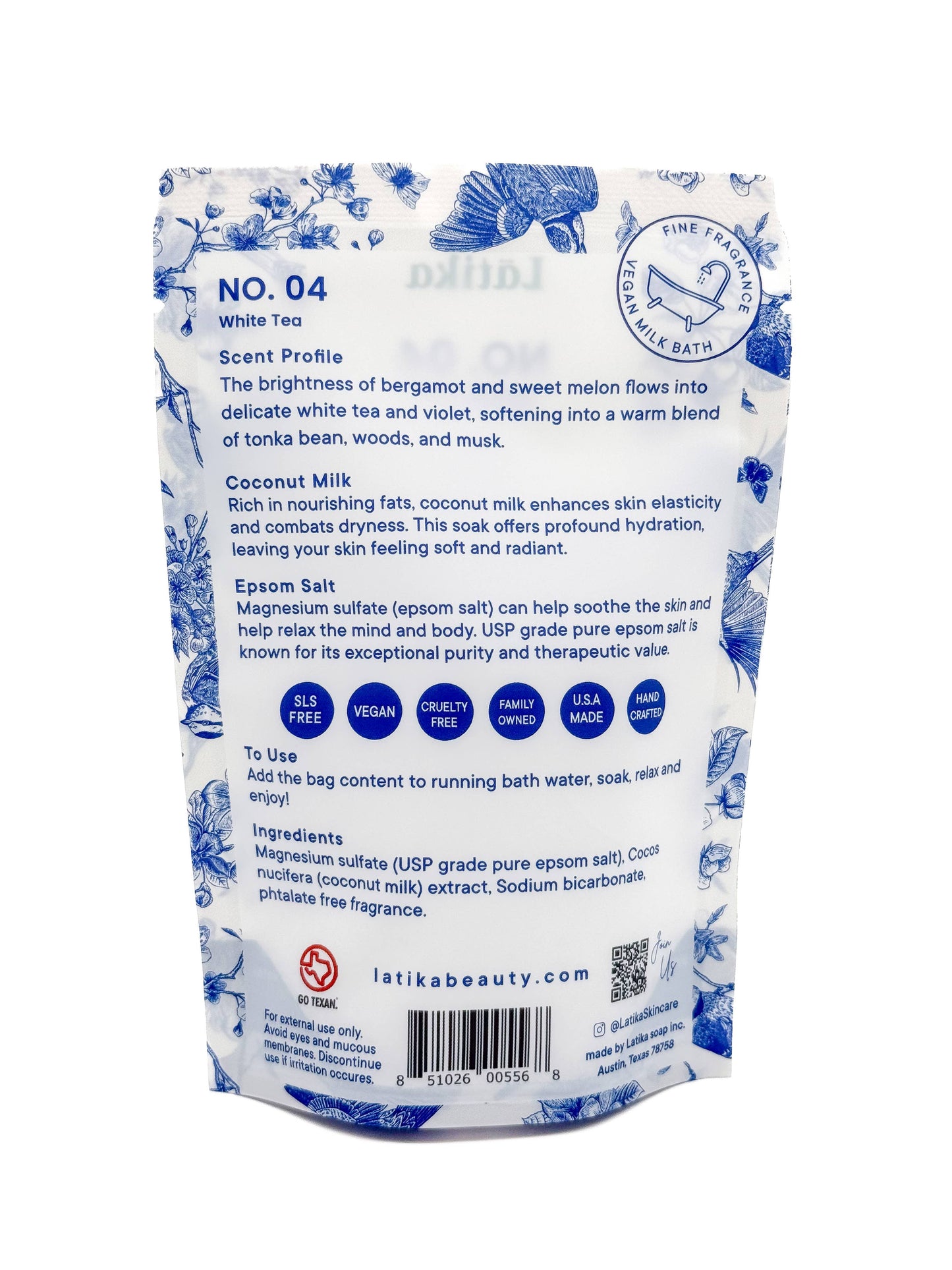 βοΈ Seasonal π White Tea β Vegan Milk Bath Soak π«