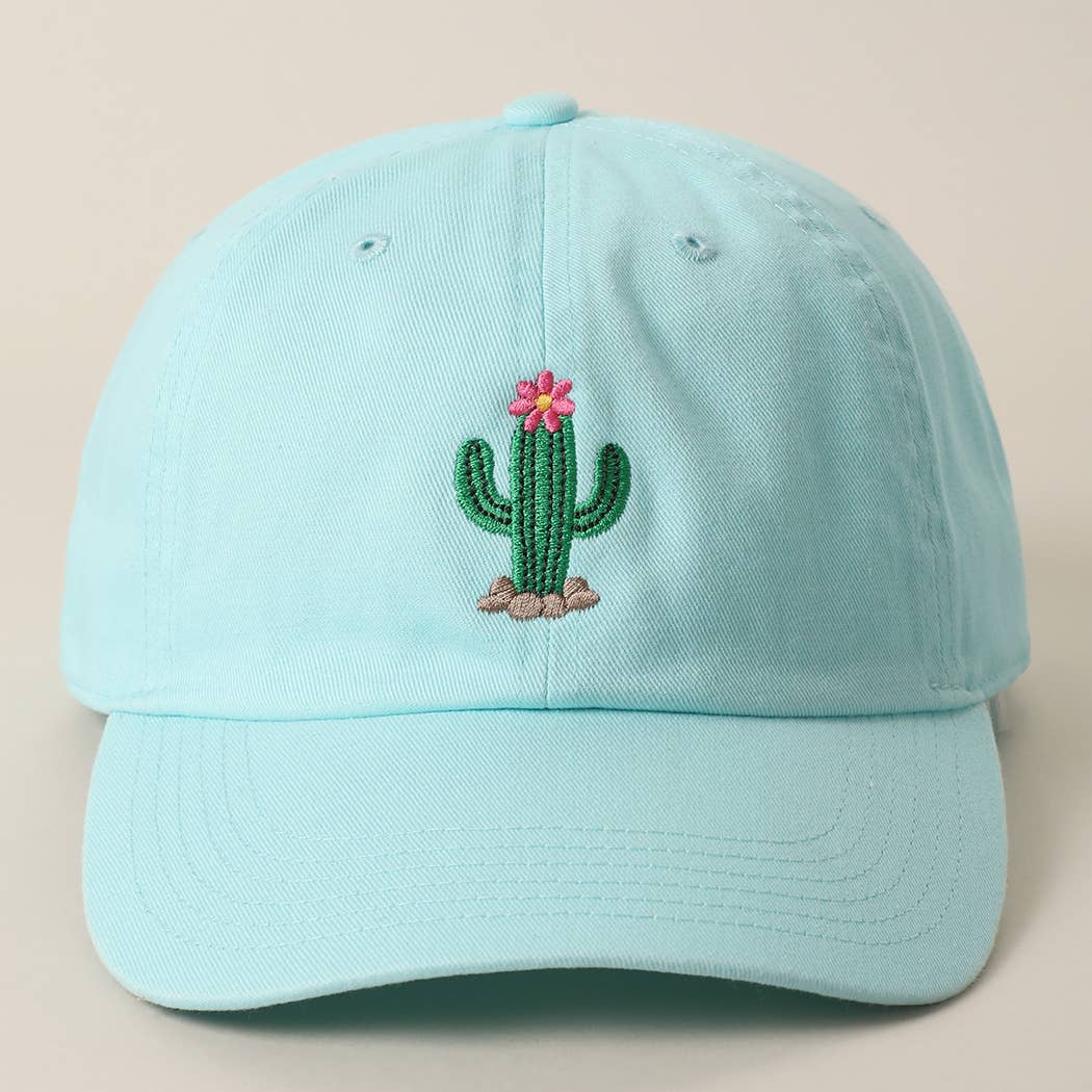 Blooming Cactus Cap: Gold