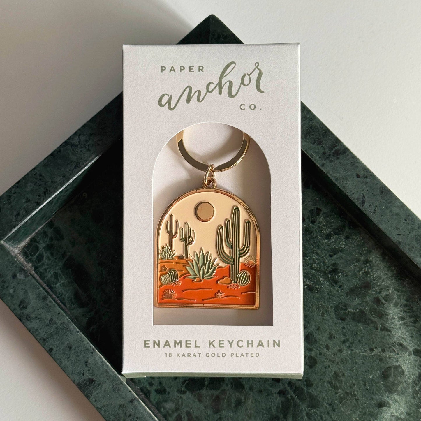 Warm Desert Arch Keychain | Summer Gift + Garden Gift